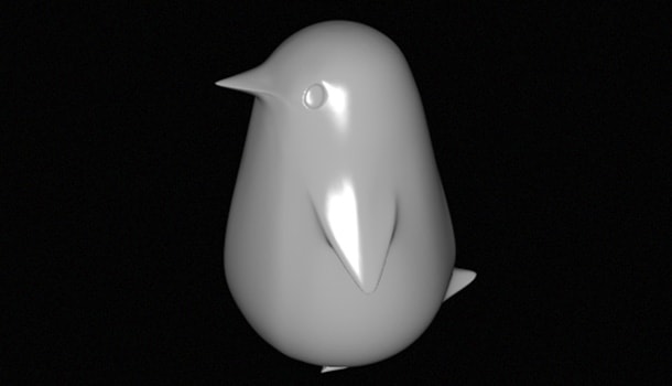 3Dプリンターを使って、ネコとかペンギンとか鳥型ペーパーナイフを作ってみた3Dプリンター:ペンギン (1)