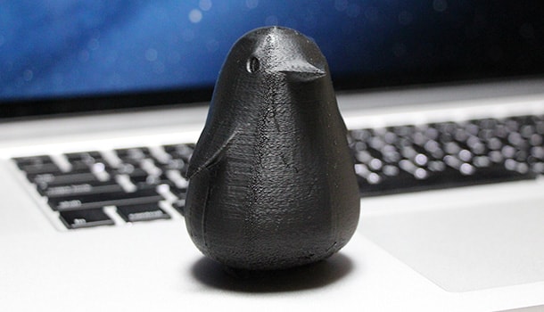 3Dプリンターを使って、ネコとかペンギンとか鳥型ペーパーナイフを作ってみた3Dプリンター:ペンギン (3)
