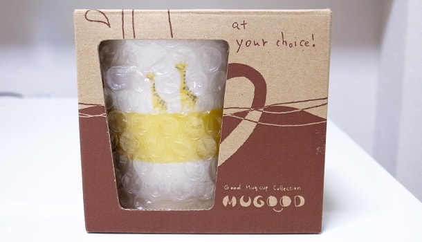 シンプルで可愛い、キリンのマグカップ「MuGood ジラフ」シンプルで可愛い、キリンのマグカップ「MuGood ジラフ」(1)
