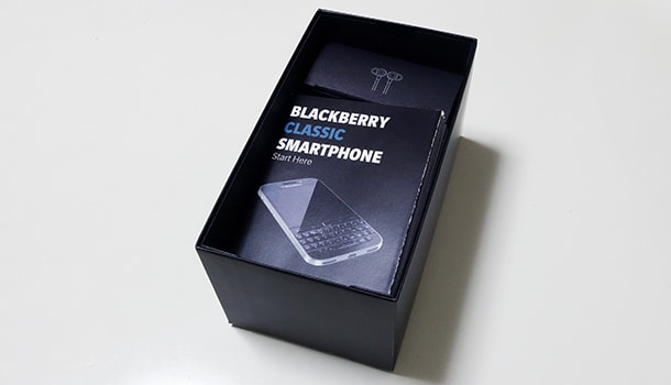 BlackBerry Classic を購入、トラックパッドとキーボードショートカットをチェックしてみたBlackBerry Classic が届いた (6)