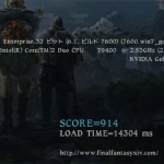 Macbook(BootCamp) で FF14ベンチマーク をやってみた -image