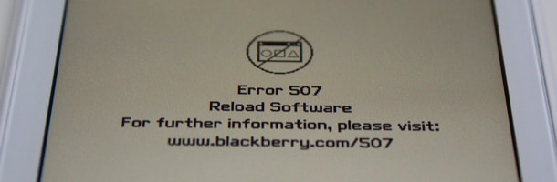 BlackBerry データの消去(2)