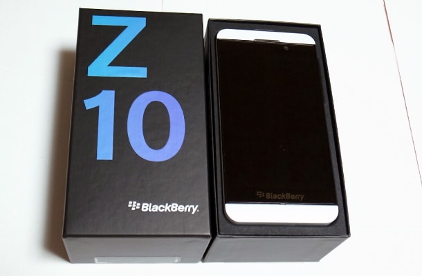 BlackBerry Z10 開封の儀 (2)