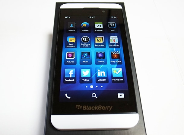 BlackBerry Z10 開封の儀 (13)