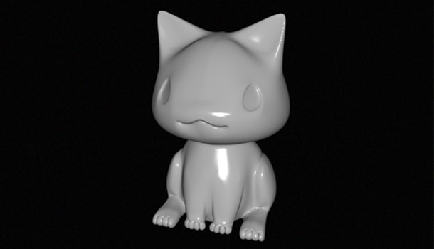 3Dプリンター:ネコ (1)