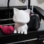 3Dプリンターを使って、ネコとかペンギンとか鳥型ペーパーナイフを作ってみた -image