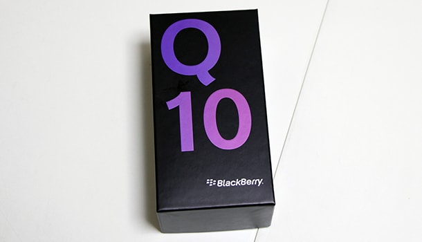 BlackBerry Q10 開封の儀 (2)