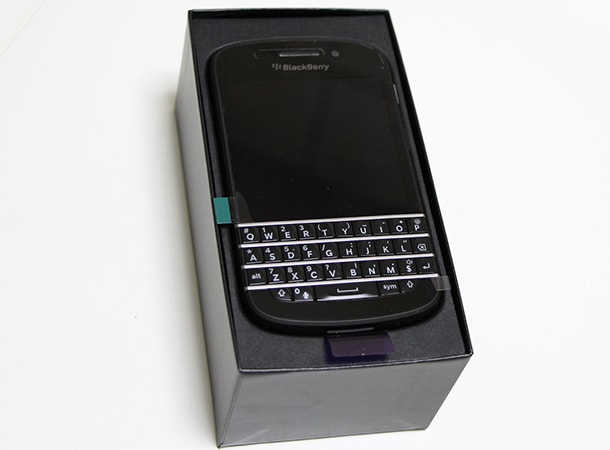 BlackBerry Q10 開封の儀 (3)