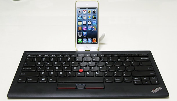 スマートフォン編: ThinkPad Bluetooth ワイヤレスキーボード を試す(2)