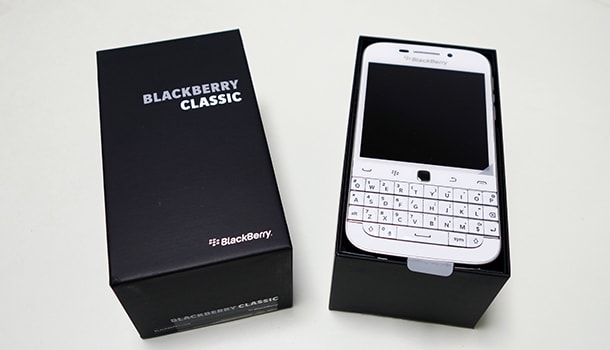 BlackBerry Classic のホワイトを買ったBlackBerry Classic のホワイトを買いました (2)