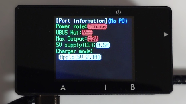 USBケーブルチェッカー3 を買ったので、ケーブルとかポートを調べてみた話(8)